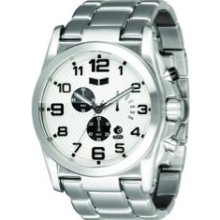 Vestal Men's De Novo Stainless Steel Bracelet Chronograph Calendar Watch Dev009