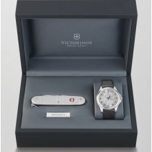 Victorinox Swiss Army Officer's Watch & Knife Gift Set