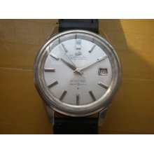 Vintage Japan Seiko Seikomatic Self Dater 39 Jewels Automatic Watch,j13085