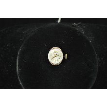 Vintage Ladies Benrus Wristwatch Movement Model Dz 25 For Repairs