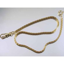 Vintage mans gold filled pocket watch chain