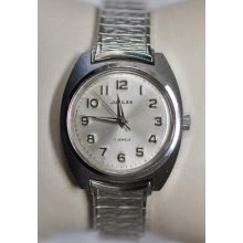 Vintage Men Jebilee 17 Jewels Wrist Watch Running W40