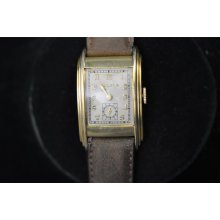 Vintage Mens Bulova Rite Angle Wristwatch Caliber 8 Az Keeping Time