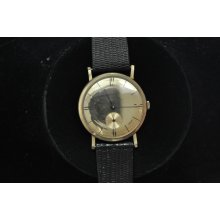 Vintage Mens Bulova Wristwatch Caliber 11 Af Nice Dial Keeping Time!!
