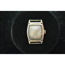 Vintage Mens Bulova Wristwatch Caliber 10 Bc Keeping Time!