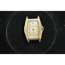 Vintage Mens Bulova Wristwatch Caliber 10 Ae Running