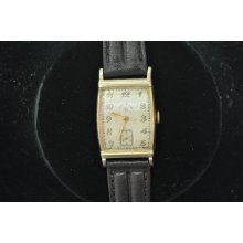 Vintage Mens Lord Elgin 21 J Wristwatch Caliber 626 Keeping Time!