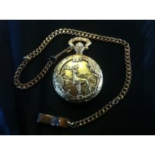 Vintage Milan Quartz ornate Pocket Watch