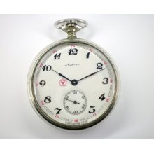 Vintage Molniya mechanical pocket watch from Soviet/Ussr