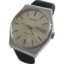 Vintage New old stock automatic Nidor P2711A mens Swiss watch