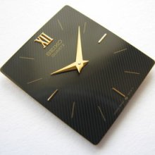 Vintage Seiko Analog Watch Dial (23.50mm X 21.50mm ) With Hands â–ˆâ–ˆ