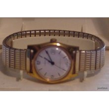 Vintage TIMEX Goldtone Mens Watch Automatic WORKING