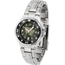 Wake Forest Demon Deacons Competitor AnoChrome Ladies Watch with Steel Band and Colored Bezel