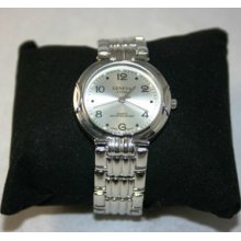 Watch Geneva Small Size White Dial Silver Color Japan Quartz Movement