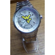 West Virginia Mountaineers Fossil Watch. Mens Large Logo Li3104