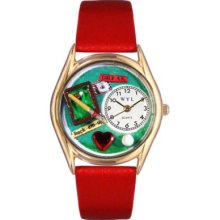 Whimsical Watches Kid s Billiards Quartz Leather Strap Watch
