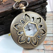 Wholesale 20pcs/lot Handmade Cool Quartz Pocket Watch Exquisite Desi
