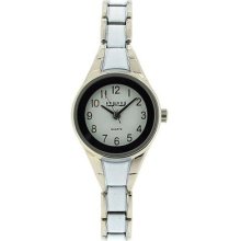 Wiw Ladies Analogue White & Silver Tone Bracelet Strap Fashion Watch Ww195