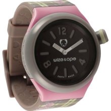 Wize & Ope Unisex Varsity Analogue Watch Sh-Var-3 With Black Dial