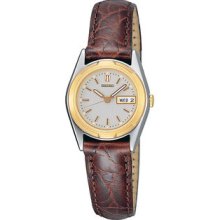 Women Seiko SWZ156 Dress Two Tone Dress Watch