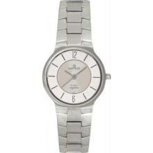 Womenandapos;s Stainless Steel Seville Dress Watch Silver Dial