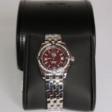 Womens Breitling Windrider Cockpit Lady Diamond Watch A71356 A7135653/k518