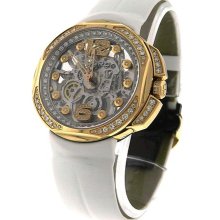 Women's Clerc Odyssey Joaillerie Skeleton Ol.a.4a1 Diamond Rose Gold Watch