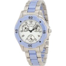 Womens Invicta 1652 Classic Angel Bracelet White Dial Watch