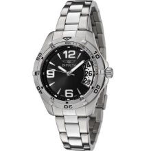 Women's Invicta II/Sport Black Dial Stainless Steel