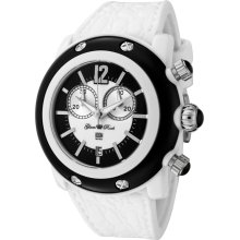 Women's Miami Beach Chronograph White Silicon