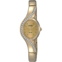 Women's Stainless Steel Gold Tone Petite Dress Watch