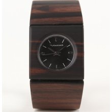 Womens Vestal Jewelry - Rosewood Slim Watch - Black - NOSZ SIZE