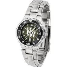 Wyoming Cowboys UW NCAA Womens Steel Anochrome Watch ...