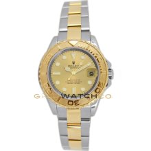 Yachtmaster Steel & 18K Gold 168623 Champagne Face