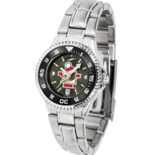 Youngstown State Penguins YSU Womens Steel Anochrome Watch