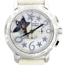 Zenith Baby Doll Open Star Ladies Stainless Steel Watch