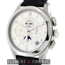 Zenith Class T Moonphase El Primero Stainless Steel 40mm 03.0510.4100
