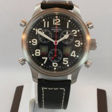 Zeno New Pilot Chronograph with Alarm