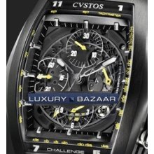 ZZ Challenge Chrono Black Case Steel Yellow Hands