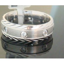 0.40 Ct Diamond Mens Ring 14k Eternity Wedding Anniversary Ring Band