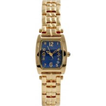1964KL-G Krug Baumen Ladies Tuxedo Blue Gold Watch