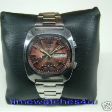 1970's Damas Alarm Daydate Automatic Man's Watch