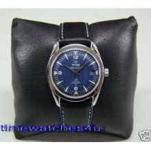 1970's Titoni Airmaster Blue Dial Date Automatic Man's