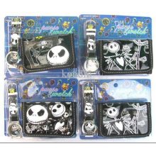 20 Pc Cartoon Nightmare Before Christmas Watches And Wallet Sets Wit