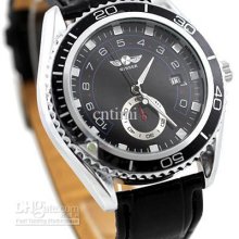 2012 Hotsale Mens New Black Automatic Watches Hour Minute Second Day
