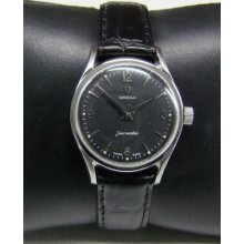 60's Omega Seamaster Black Dial Manual Wind Cal:420 Man's Watch