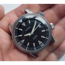 70s Nobel Dual Crowns Compressor Style Anti-magnetic Men Automatic Divers Watch