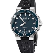 73376534155rs Oris Aquis Date Mens Divers Automatic Steel Blue Dial Watch