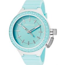 Activa Watches Men's Light Blue Dial Light Blue Polyurethane Light Bl