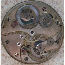 Adria Pocket Watch Movement & Dial Chronometer 43,5 Mm Balance Broken To Restore
